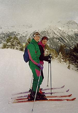 Chris and Rob in Andorra