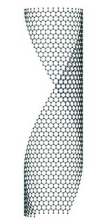 Flat sheet of graphite