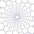Faded nanotube end on